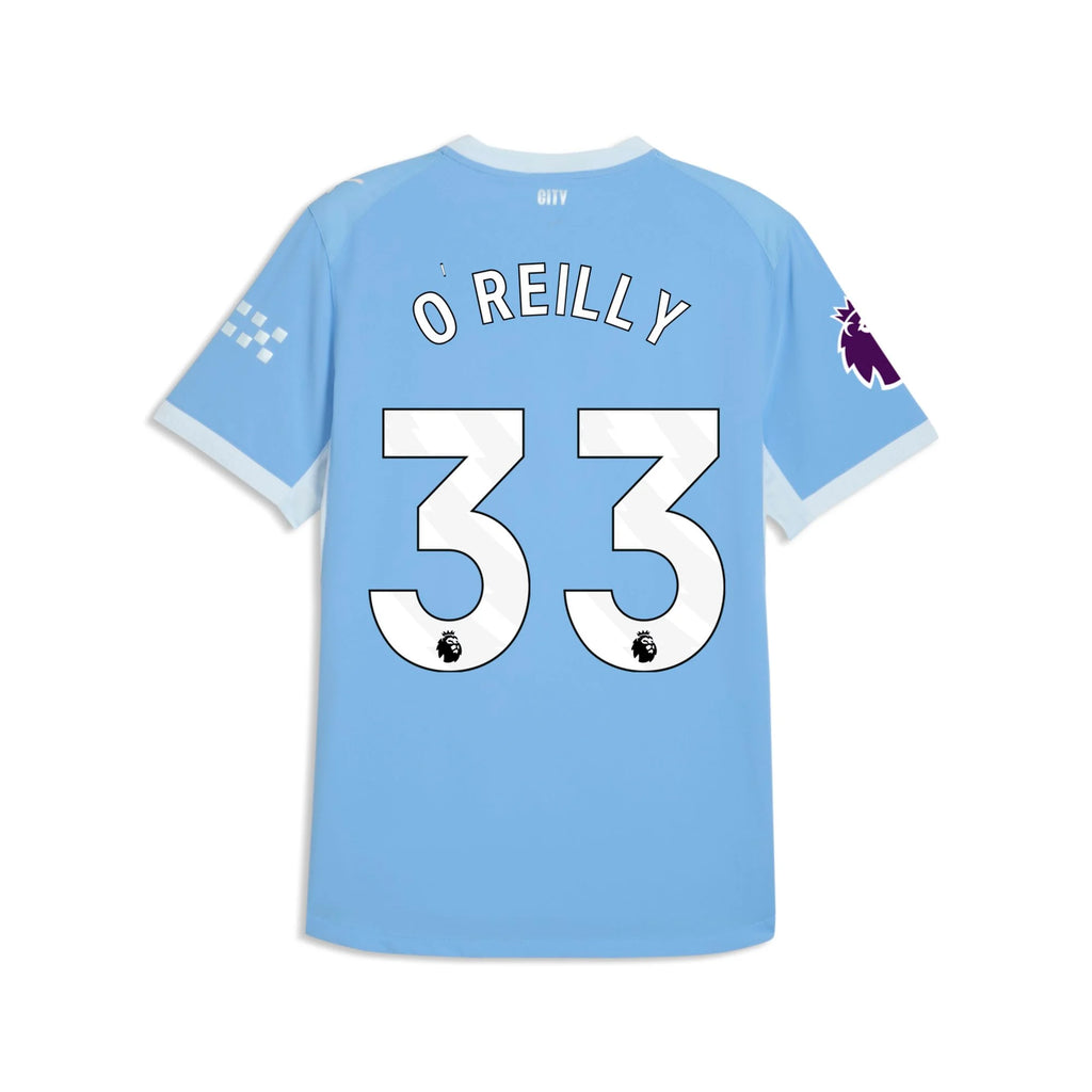 Men's Authentic O'Reilly Manchester City Home Jersey Gift Box 26/27