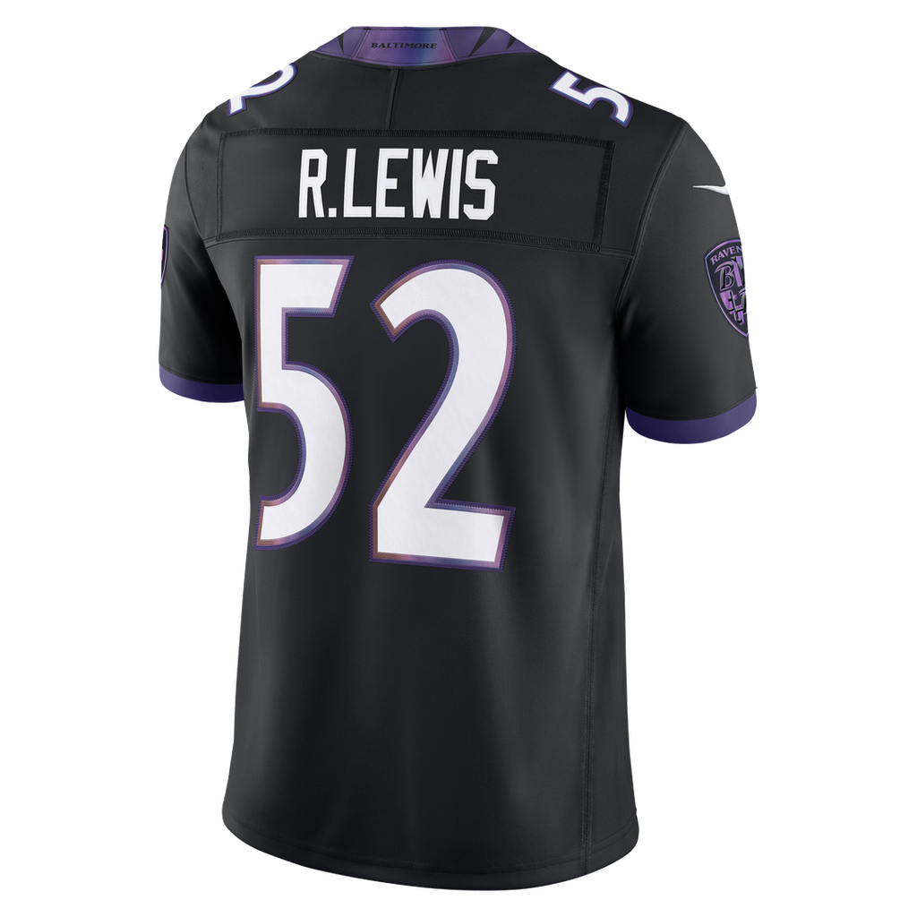 Men's Baltimore Ravens Ray Lewis Purple Vapor F.U.S.E. Stitched Retired
