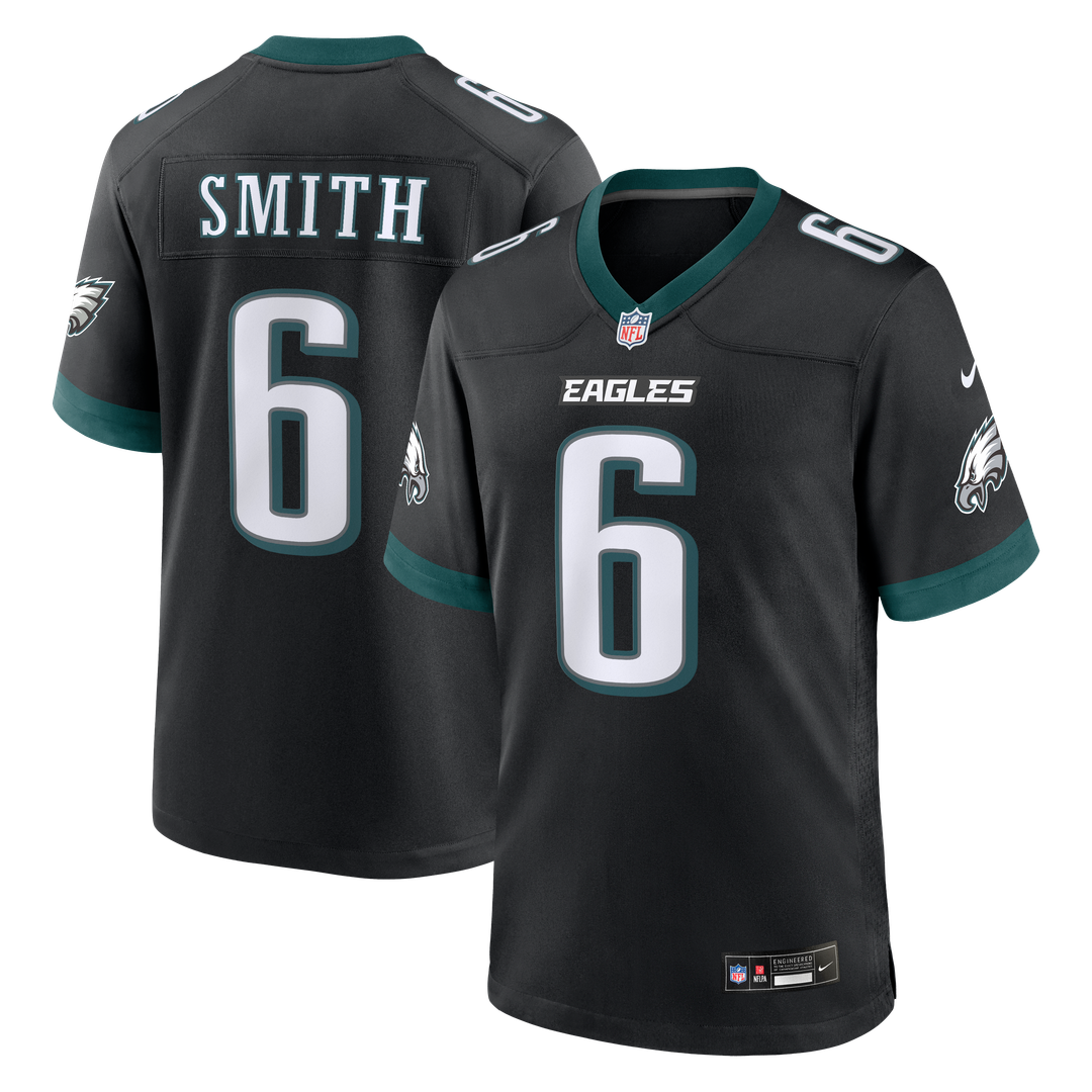 Men's Philadelphia Eagles DeVonta Smith Black Alternate