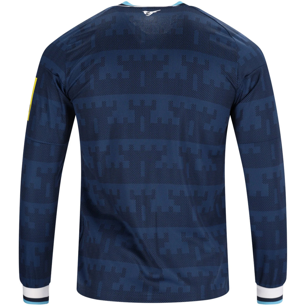 Men's Replica Newcastle Long Sleeve Away Jersey 26/27