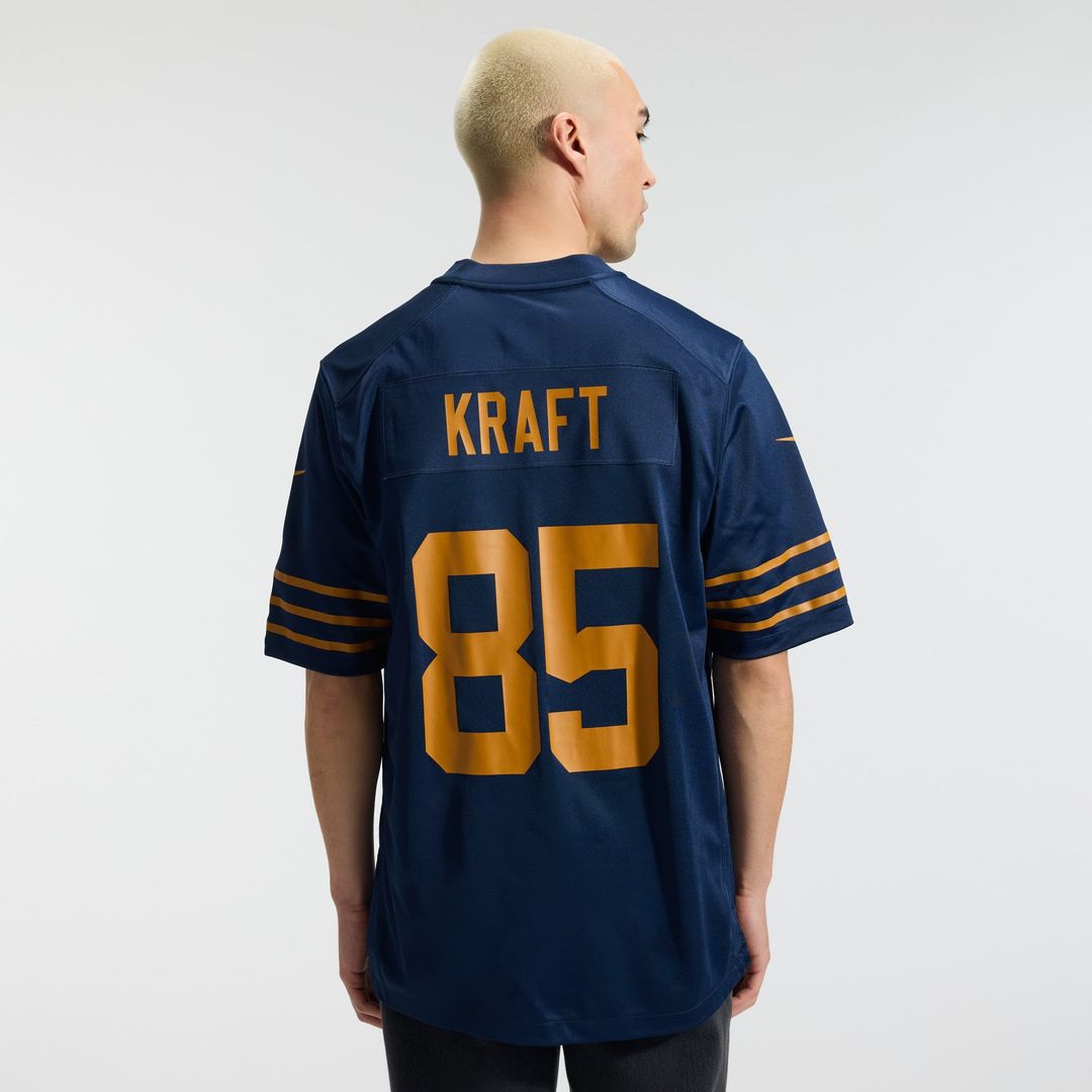 Men's Green Bay Packers Tucker Kraft Navy Alternate