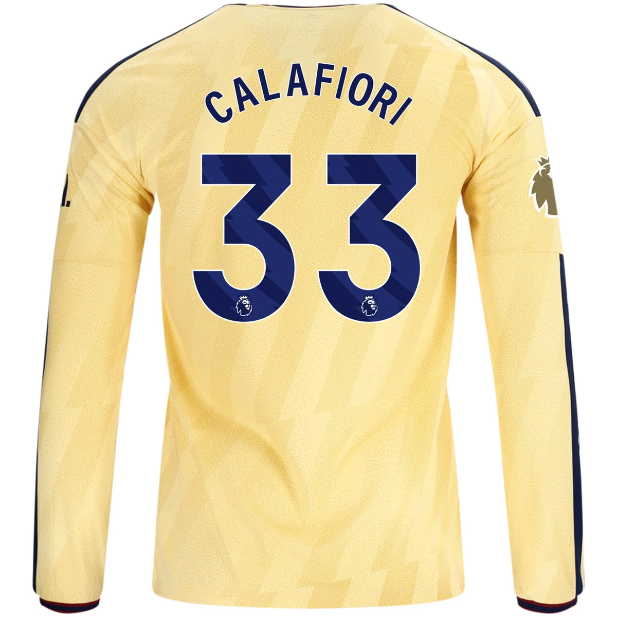 Men's Replica Calafiori Arsenal Long Sleeve Third Jersey 26/27