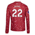 Kid's Replica Ekitike Liverpool Long Sleeve Home Jersey 26/27