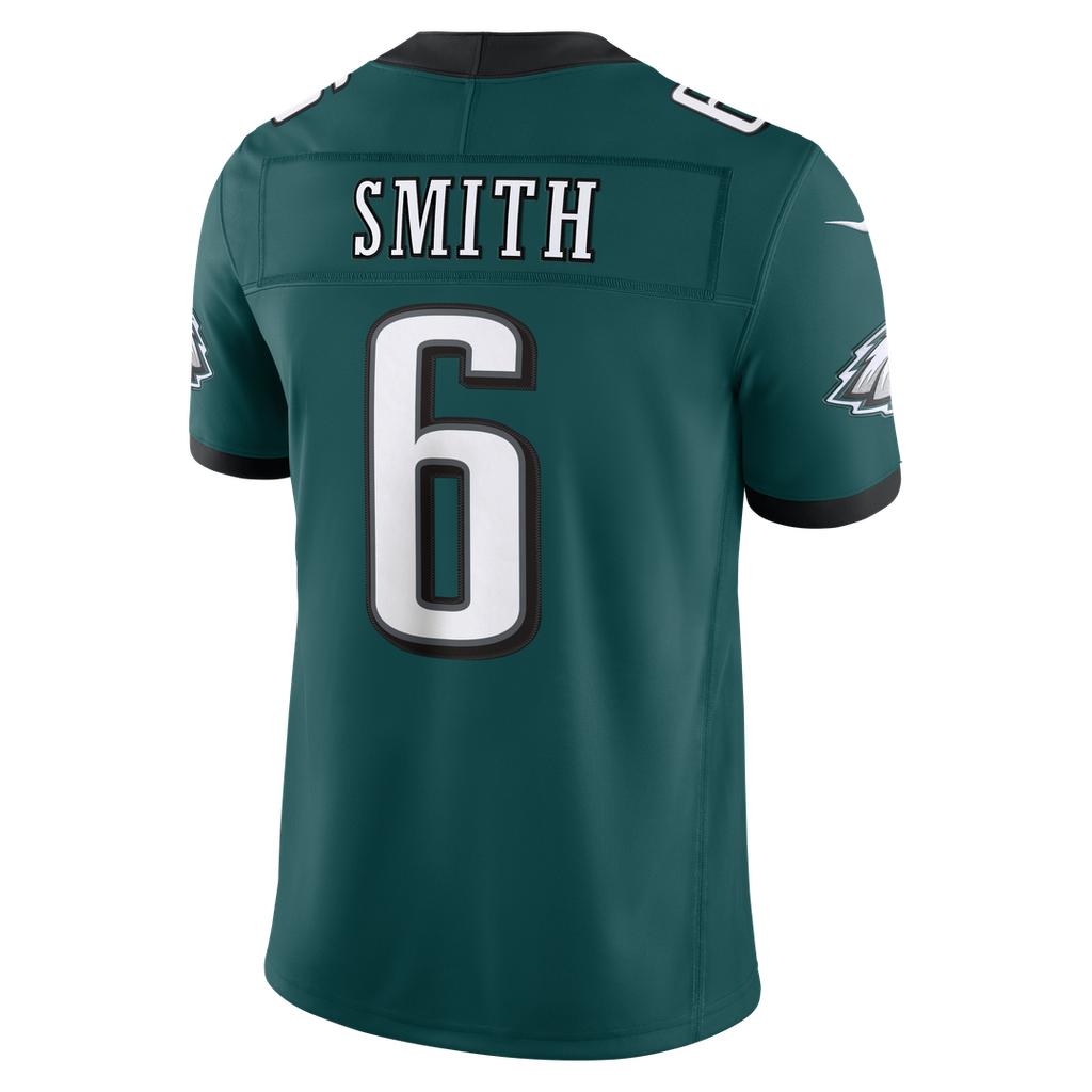 Men's Philadelphia Eagles DeVonta Smith Kelly Green Alternate Vapor F.U.S.E. Stitched