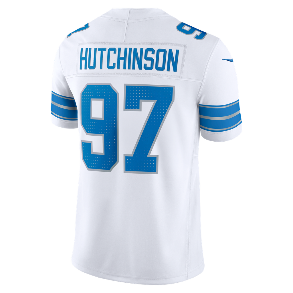 Men's Detroit Lions Aidan Hutchinson Black Alternate Vapor F.U.S.E. Stitched