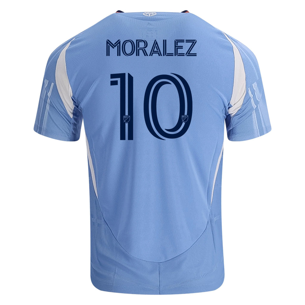 Men's Authentic Moralez New York City FC Home Jersey 2026