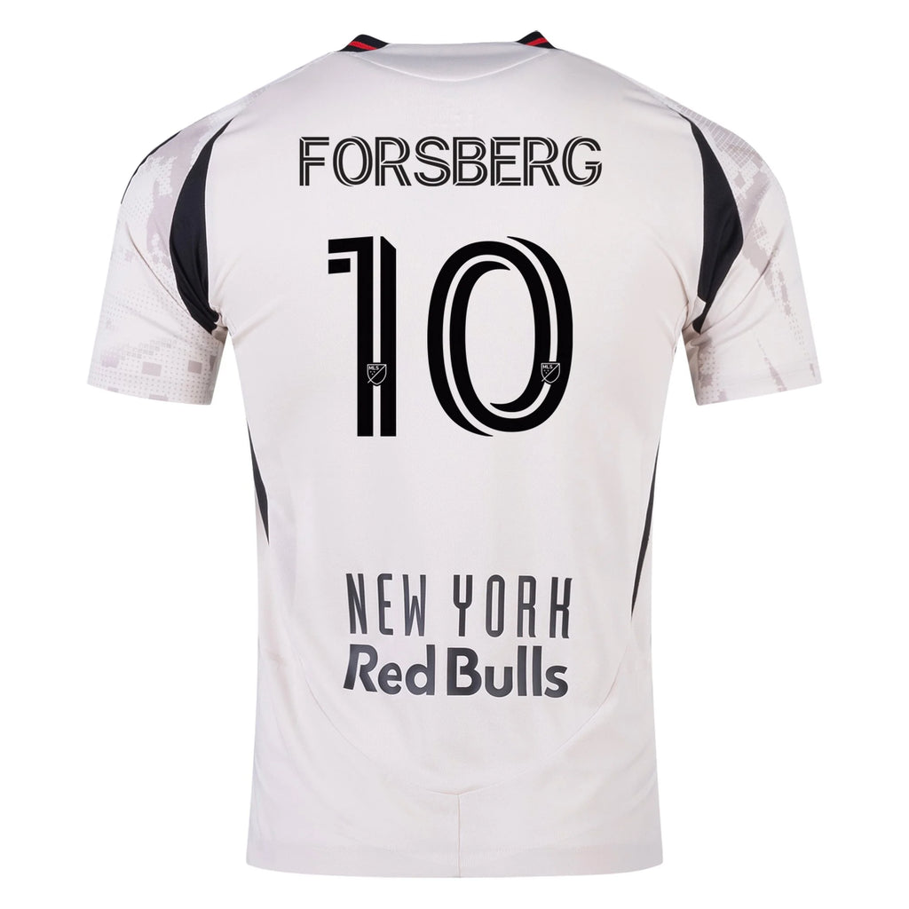 Men's Authentic Forsberg NY Red Bulls Away Jersey 25/26