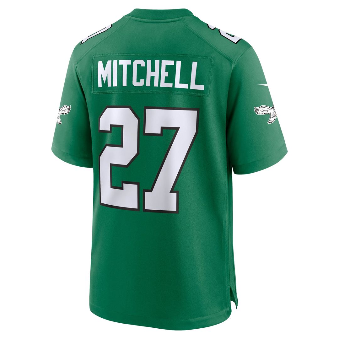 Men's Philadelphia Eagles Quinyon Mitchell Kelly Green Alternate