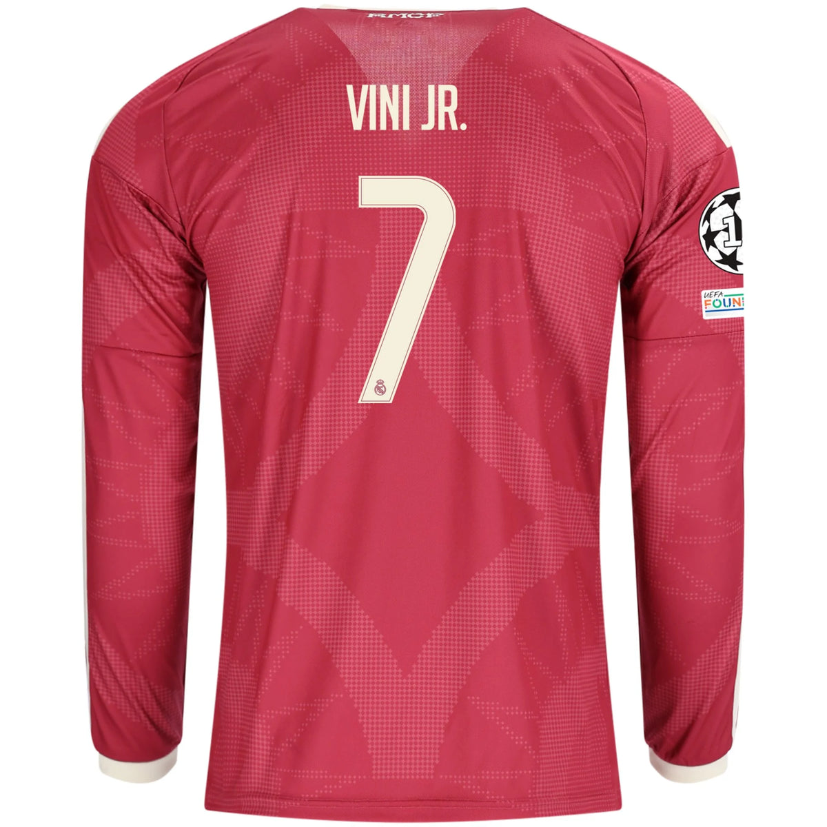 Men's Replica Vini Jr. Real Madrid Long Sleeve Third Jersey 26/27