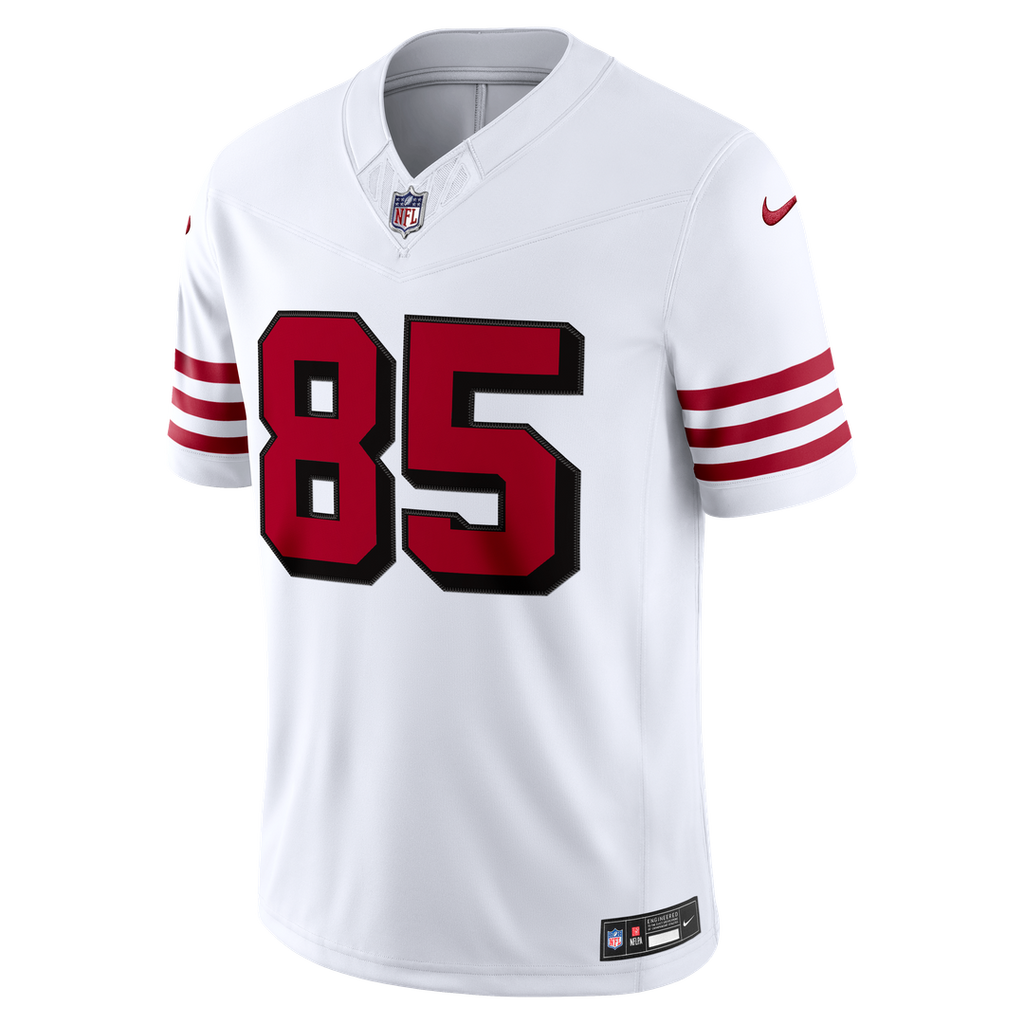 Men's San Francisco 49ers George Kittle Scarlet Team Vapor F.U.S.E. Stitched