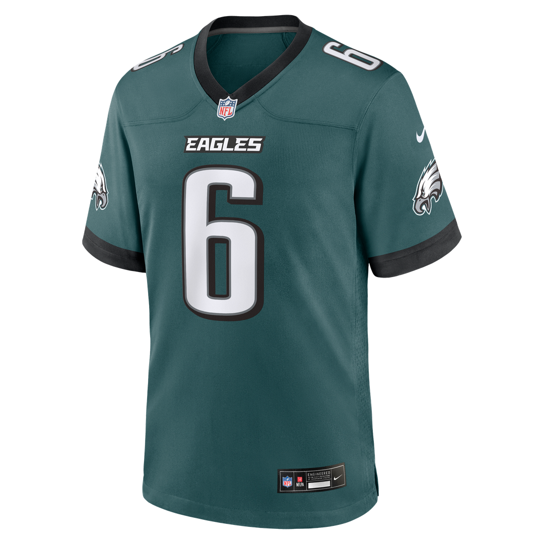 Men's Philadelphia Eagles DeVonta Smith Black Alternate