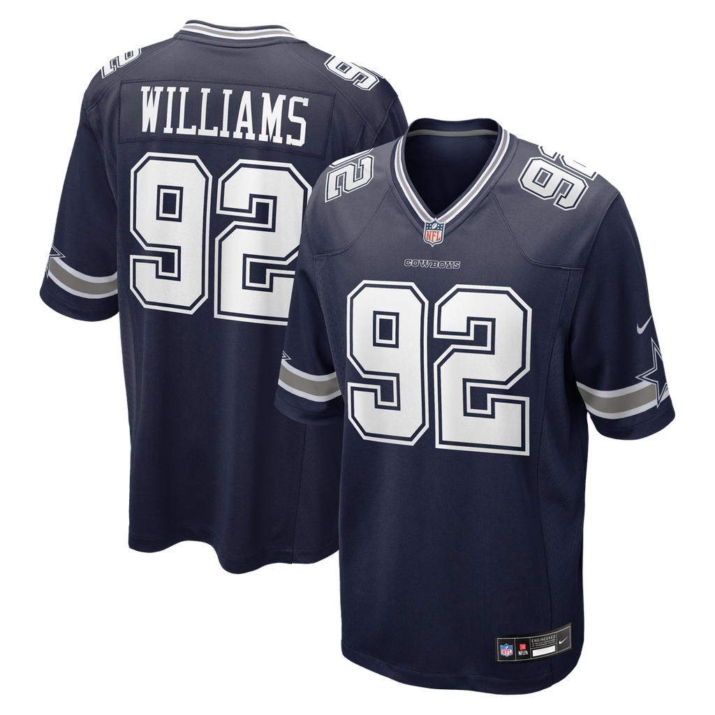 Men's Dallas Cowboys Quinnen Williams Navy Team