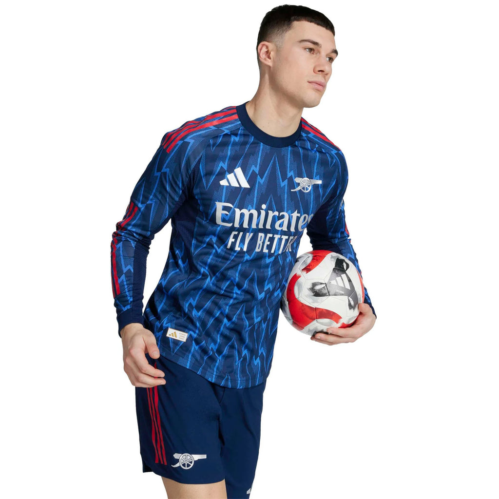 Men's Authentic Arsenal Long Sleeve Away Jersey 25/26