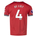 Men's Authentic De Ligt Manchester United Home Jersey 25/26