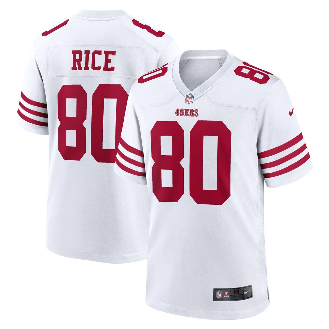 Men's San Francisco 49ers Jerry Rice White Retired Player