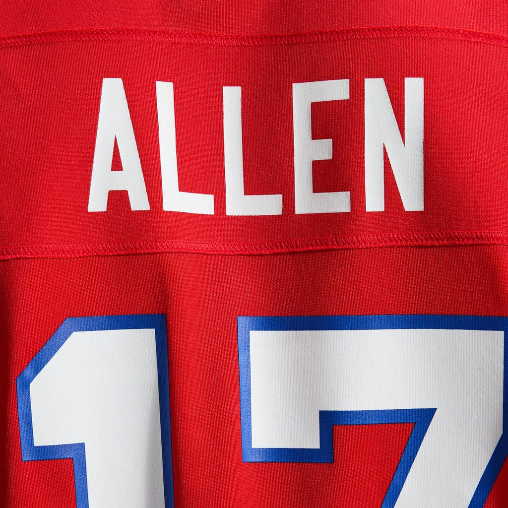 Men's Buffalo Bills Josh Allen Red Alternate