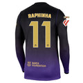 Men's Replica Raphinha Barcelona Long Sleeve Away Jersey 26/27