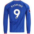 Men's Replica Rashford Manchester United Long Sleeve Away Jersey 26/27