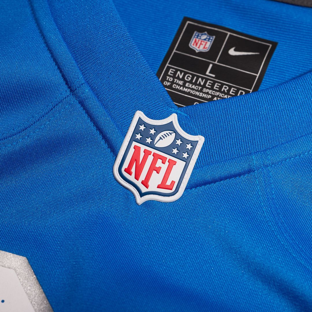 Men's Detroit Lions Jack Campbell Blue