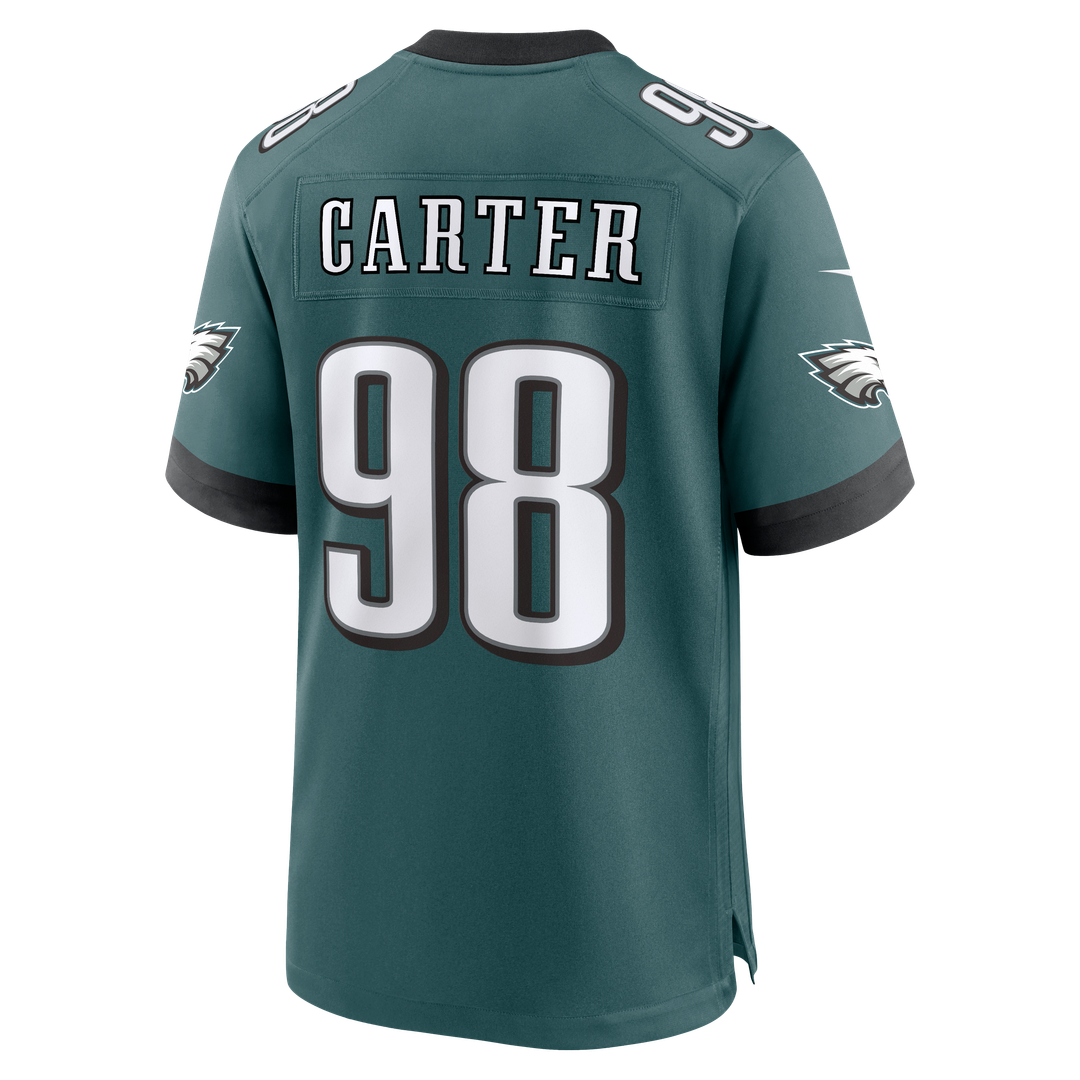 Men's Philadelphia Eagles Jalen Carter Midnight Green Team