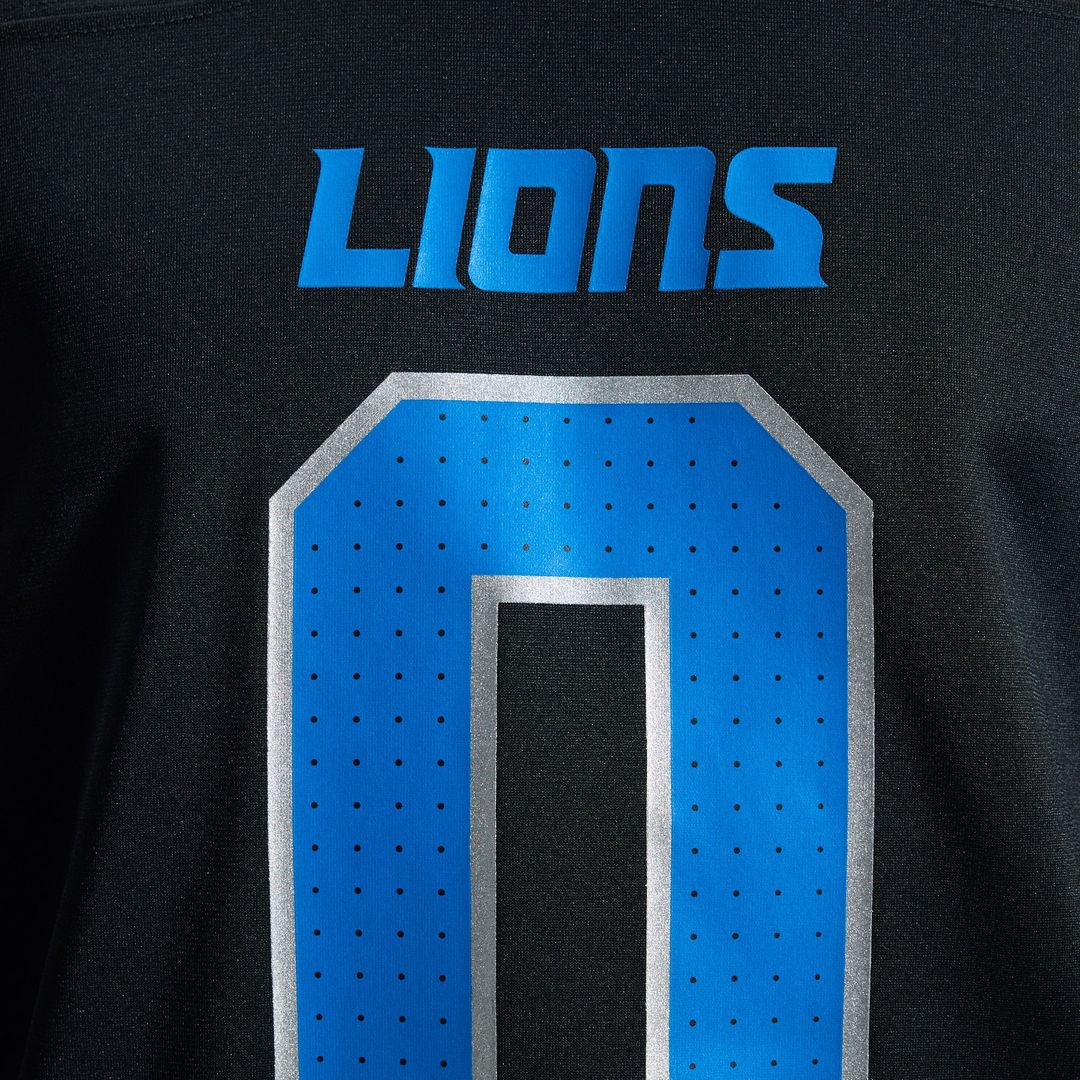 Men's Detroit Lions Jahmyr Gibbs Blue Game Player Jersey