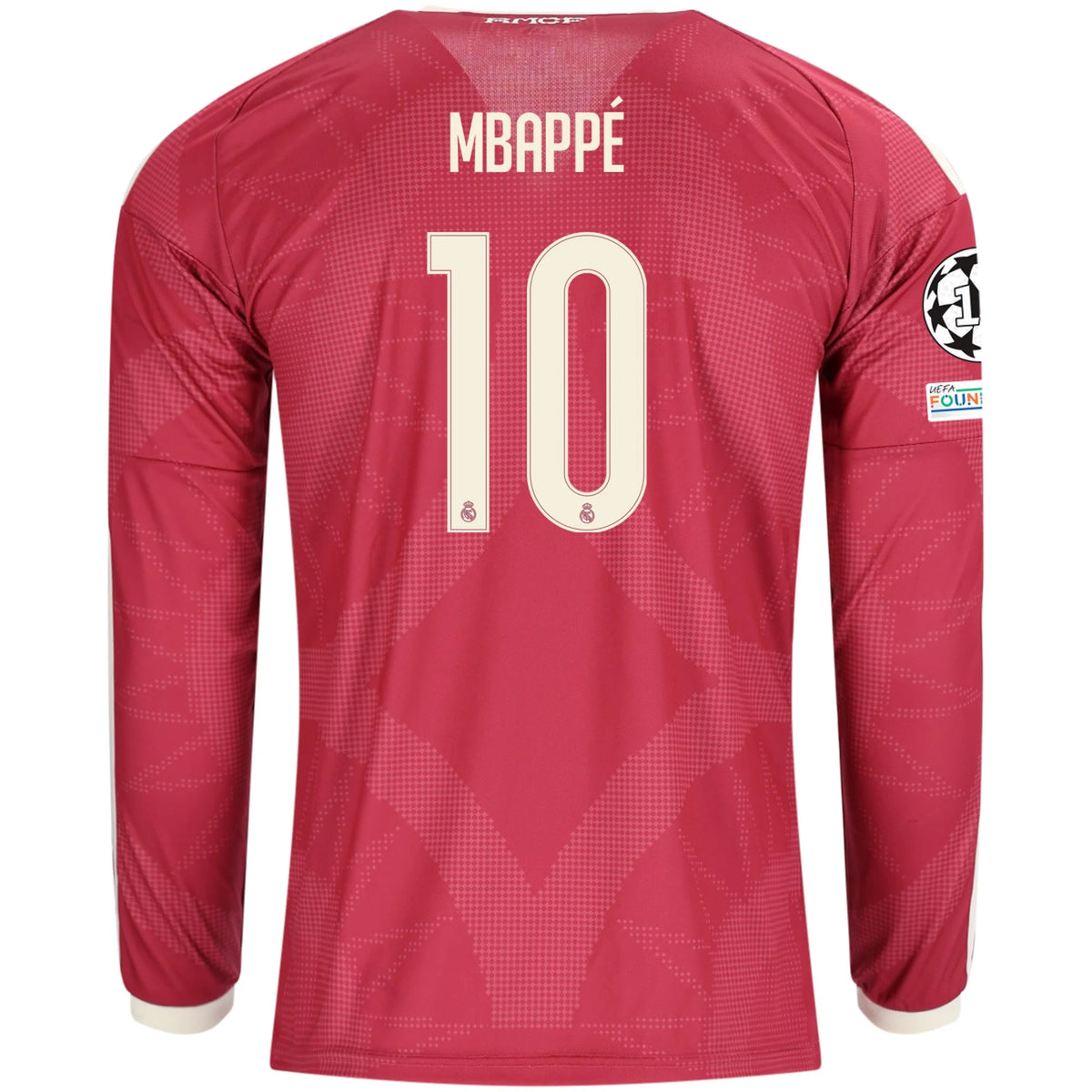 Men's Replica Mbappe Real Madrid Long Sleeve Third Jersey 26/27