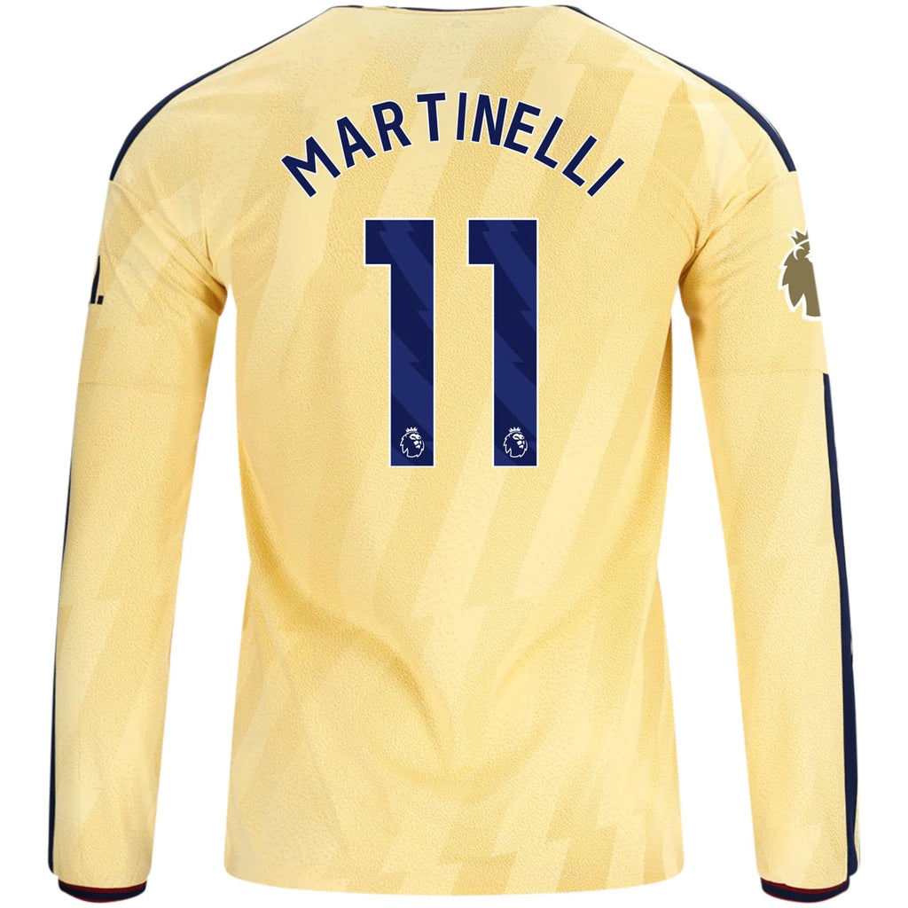 Men's Replica Martinelli Arsenal Long Sleeve Third Jersey 26/27