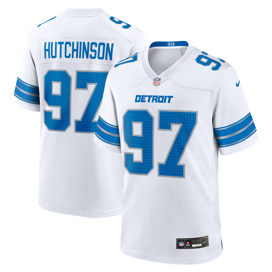 Men's Detroit Lions Aidan Hutchinson White