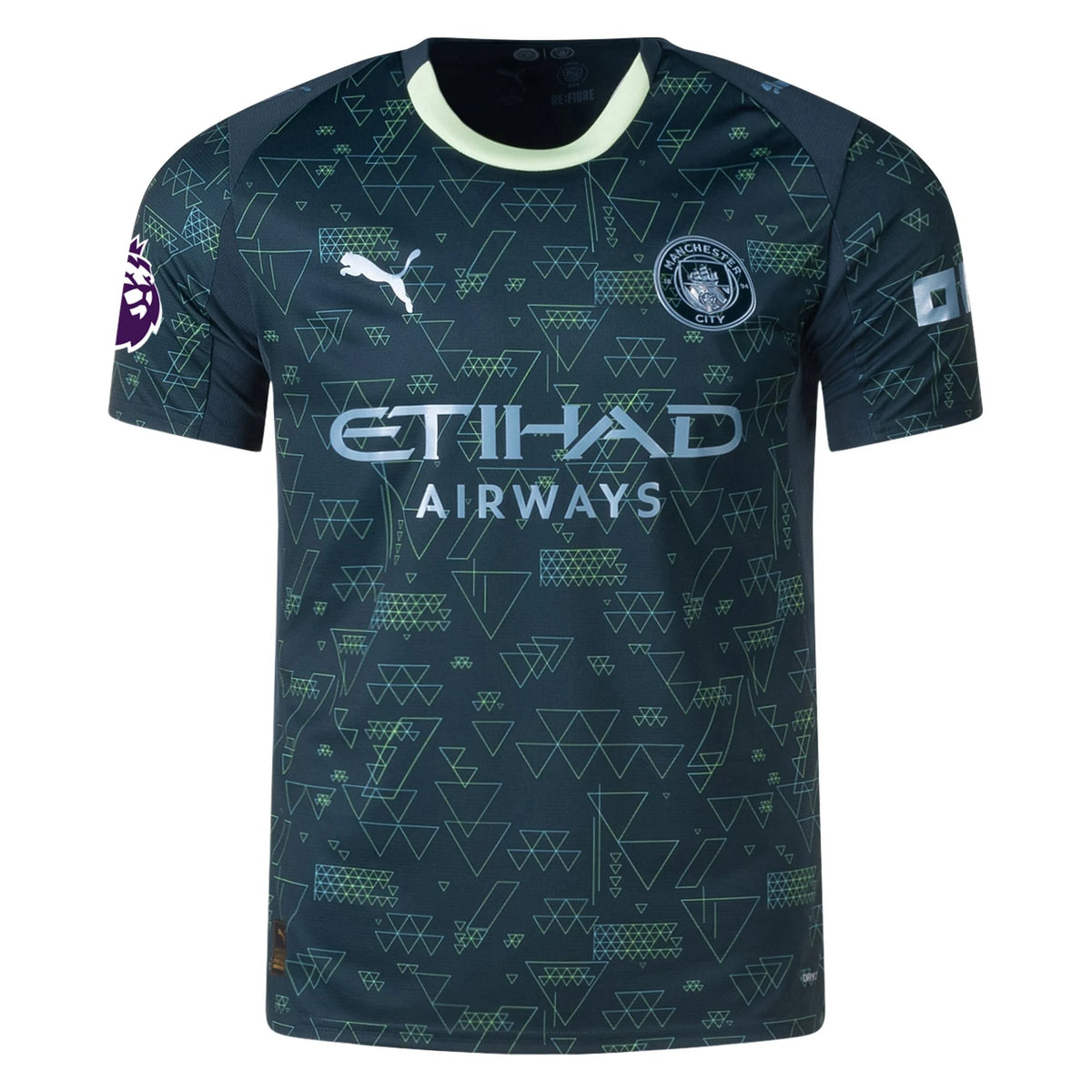 Men's Replica Reijnders Manchester City Fourth Jersey 25/26
