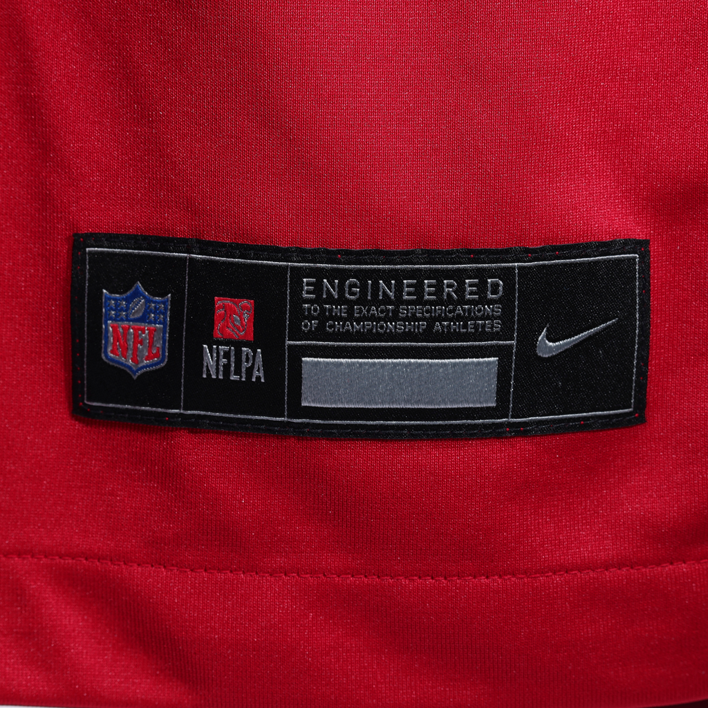 Men's San Francisco 49ers Fred Warner Scarlet 80th Anniversary
