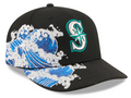 Seattle Mariners MLB Waves 59FIFTY Fitted New Era Black/White