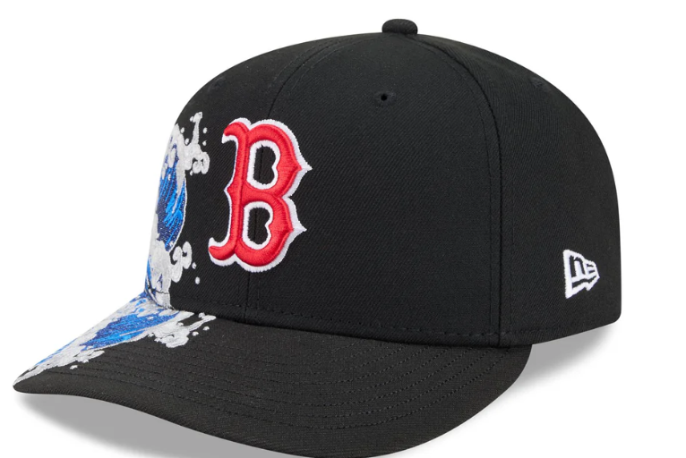Boston Redsox MLB Waves 59FIFTY Fitted New Era Black/White