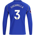 Men's Replica Cucarella Chelsea Long Sleeve Home Jersey 26/27