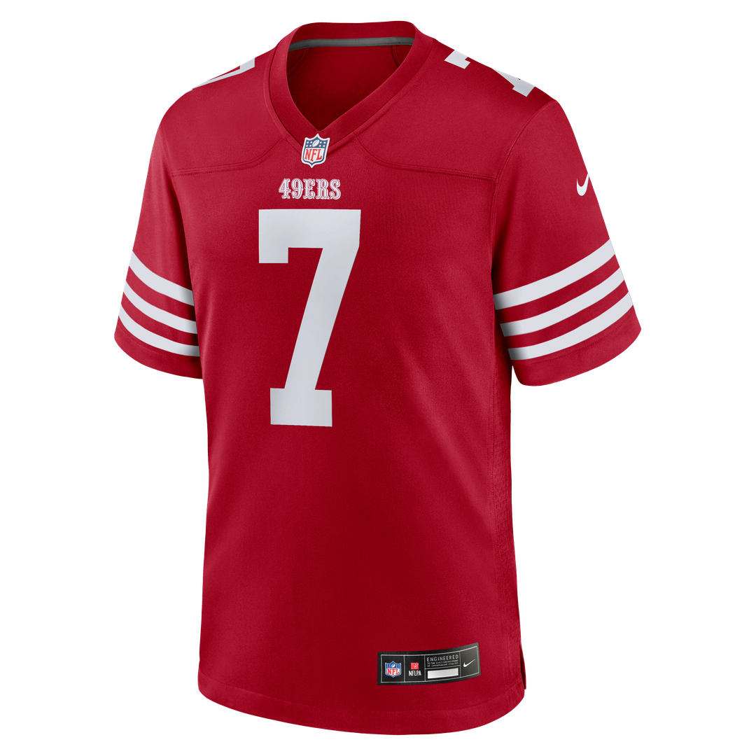 Men's San Francisco 49ers Thomas Morstead Scarlet Team