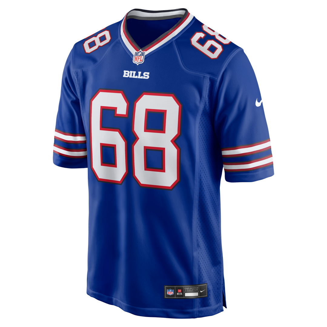 Men's Buffalo Bills Joe DeLamielleure Royal Game Retired Player Jersey