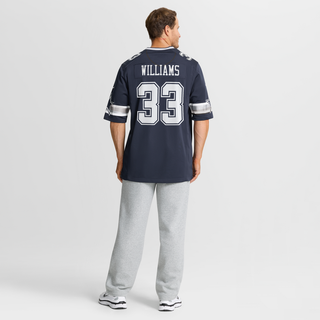 Men's Dallas Cowboys Javonte Williams White Alternate