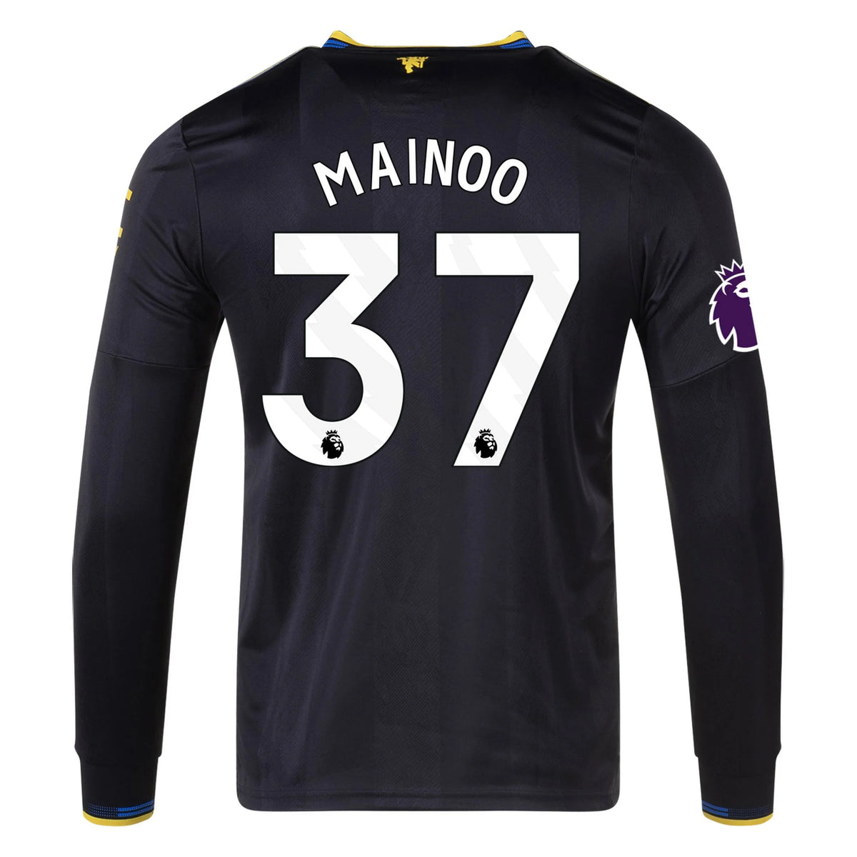 Men's Authentic Mainoo Manchester United Long Sleeve Third Jersey 25/26