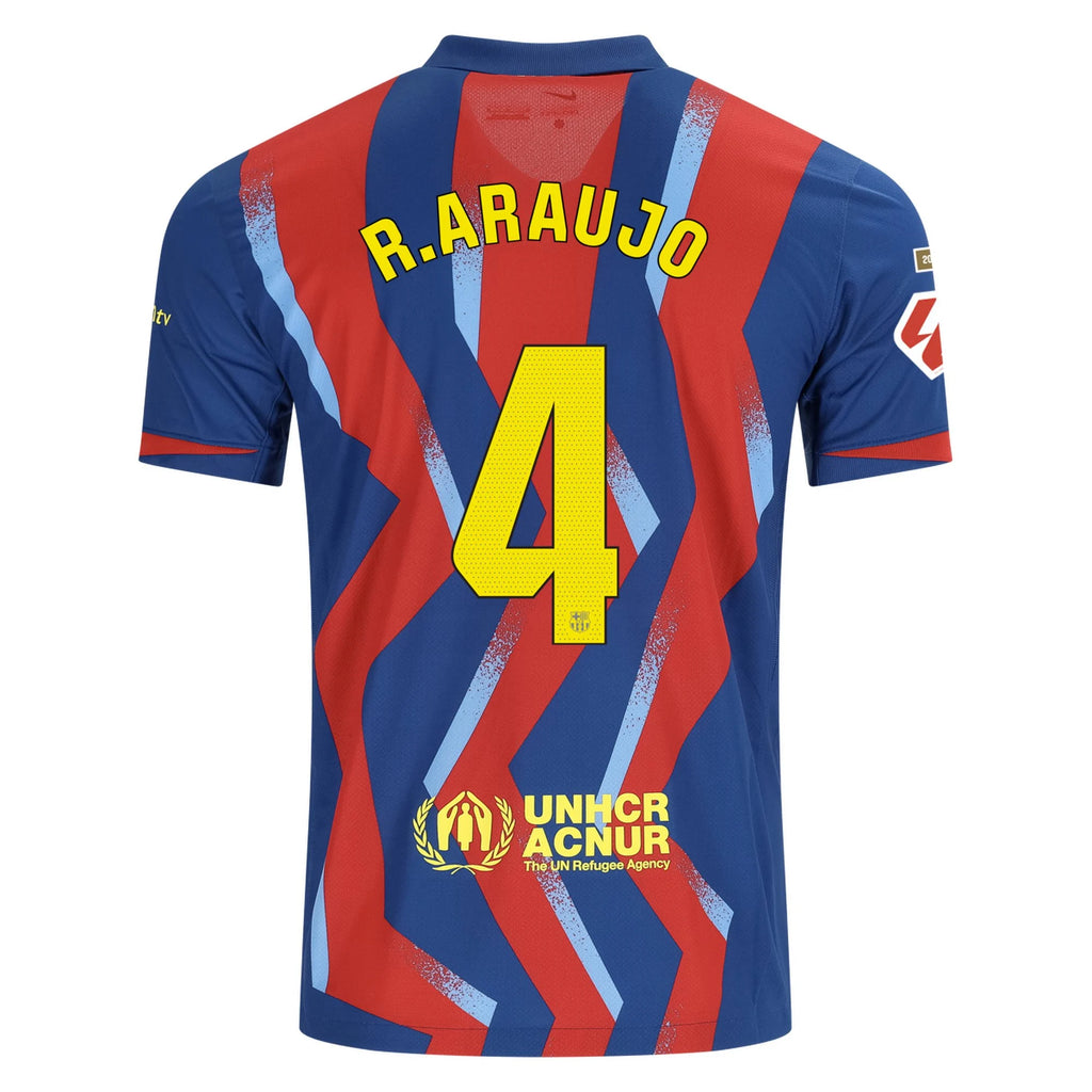 Men's Replica R. Araujo Barcelona Fourth Jersey 25/26