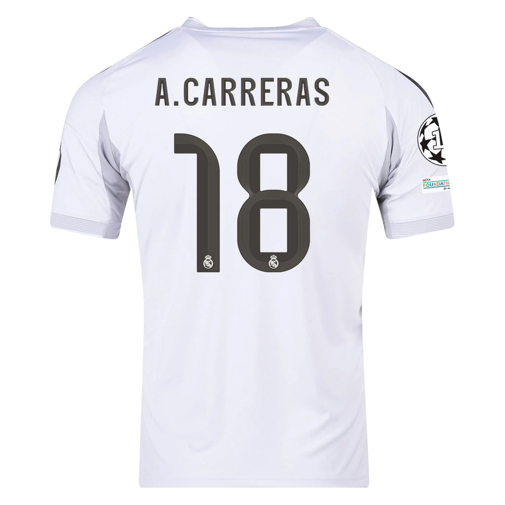 Men's Replica A. Carreras Real Madrid Home Jersey 25/26
