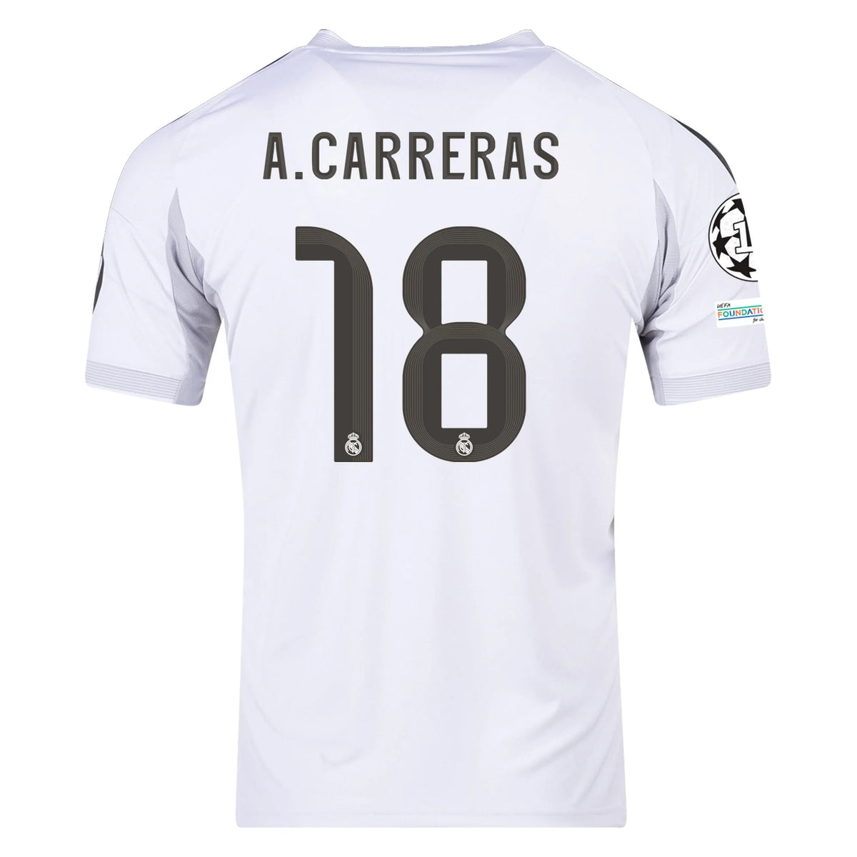 Men's Replica A. Carreras Real Madrid Home Jersey 25/26