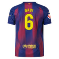 Men's Authentic Gavi Barcelona Home Jersey 25/26