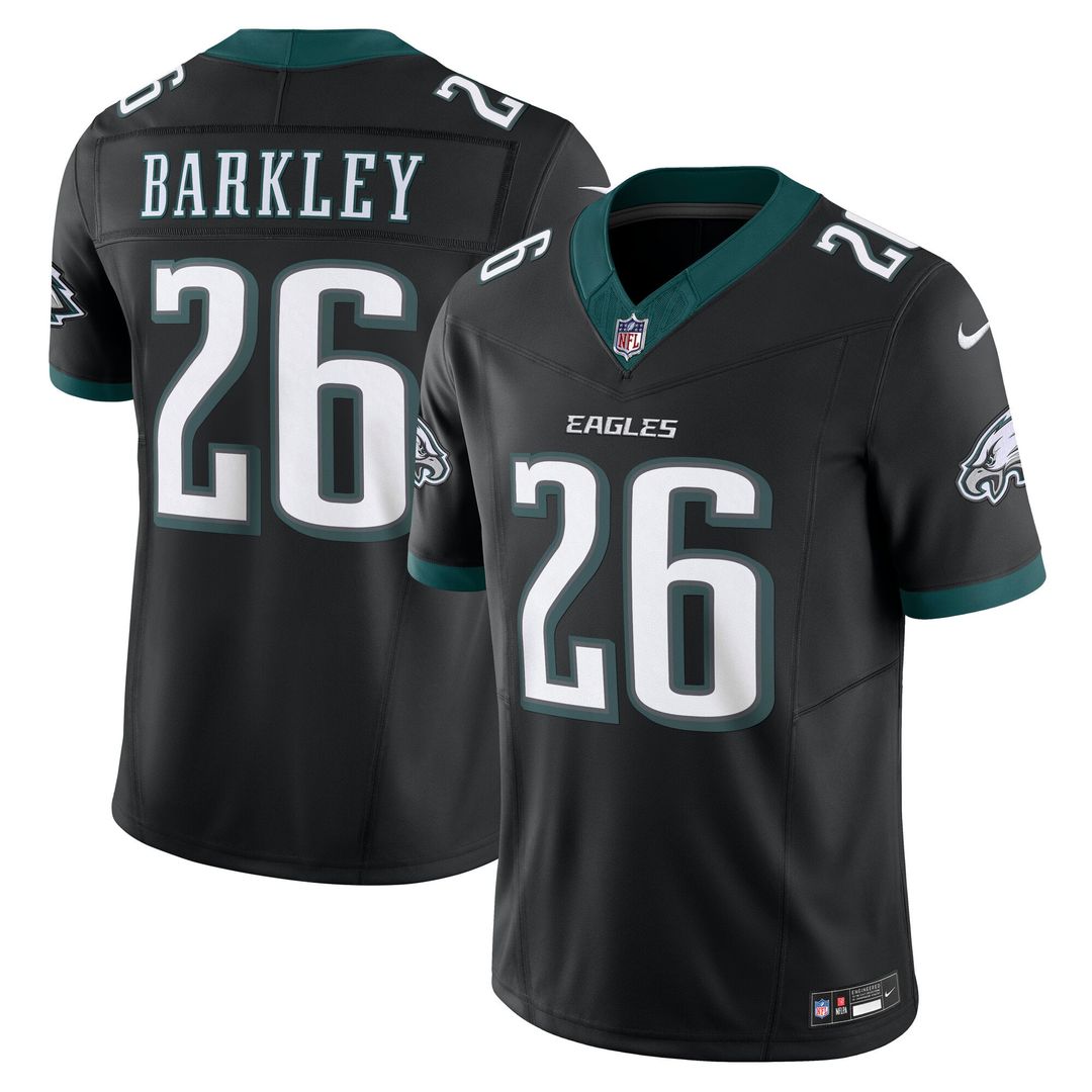 Men's Philadelphia Eagles Saquon Barkley Midnight Green Vapor F.U.S.E.