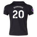Kid's Replica Bernardo Manchester City Away Jersey 25/26