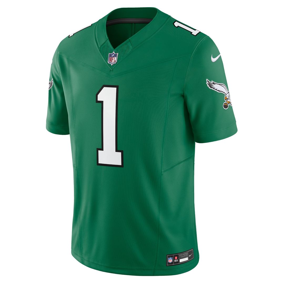 Men's Philadelphia Eagles Jalen Hurts Black Alternate Vapor F.U.S.E.