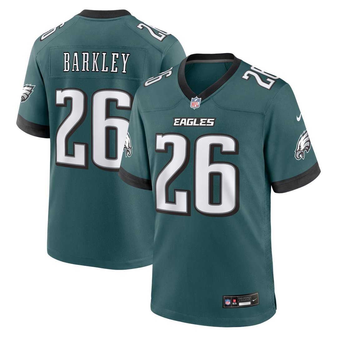 Men's Philadelphia Eagles Saquon Barkley Kelly Green Alternate