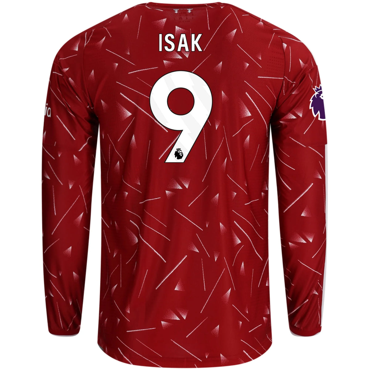 Men's Authentic Isak Liverpool Long Sleeve Home Jersey 26/27