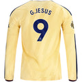 Men's Replica G. Jesus Arsenal Long Sleeve Third Jersey 26/27