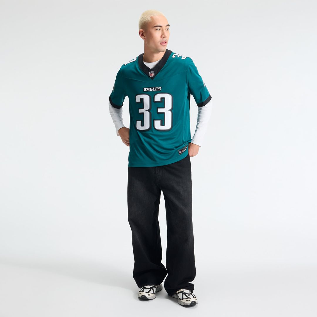 Men's Philadelphia Eagles Cooper DeJean Midnight Green Team Vapor F.U.S.E. Stitched