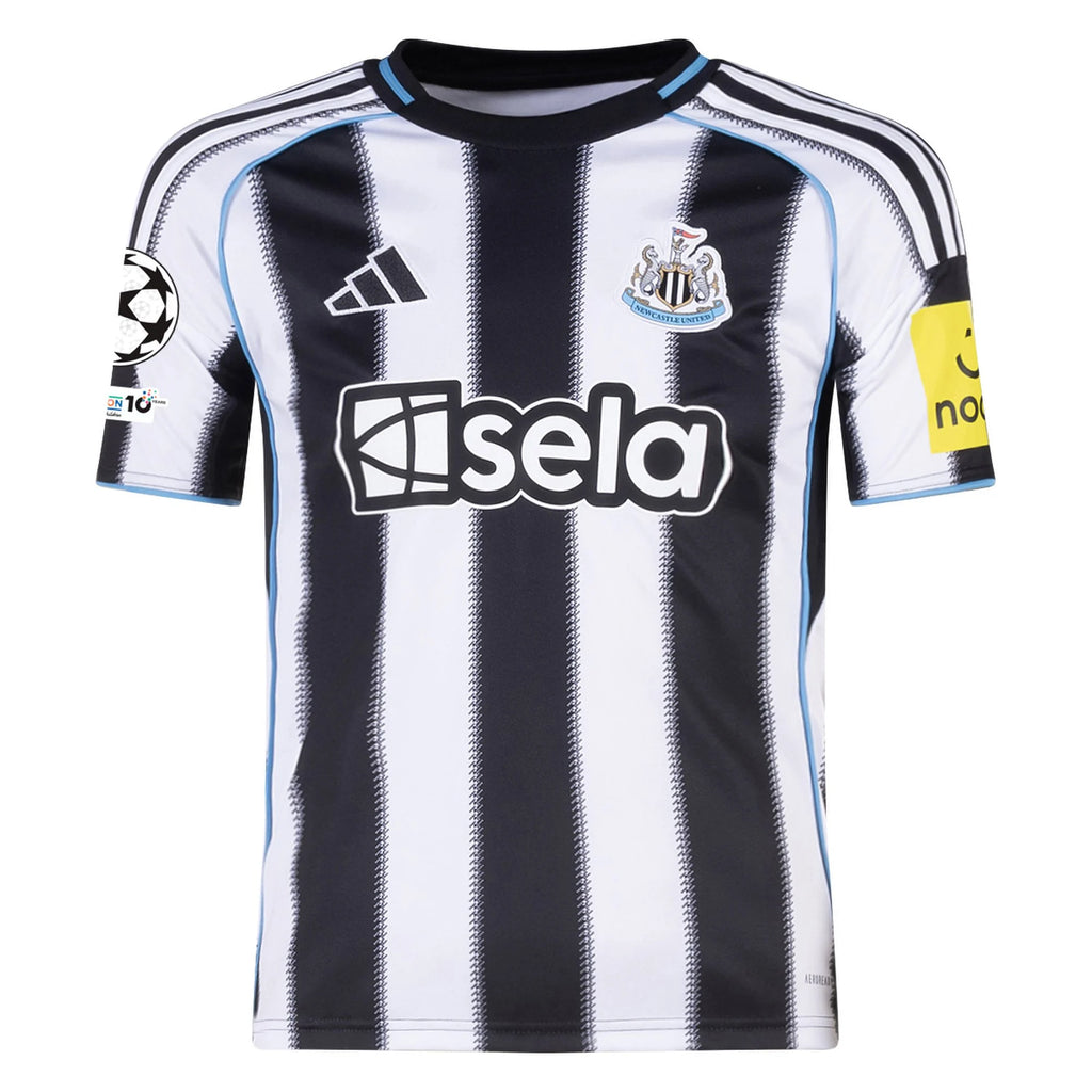 Kid's Replica Newcastle Home Jersey 25/26 UCL