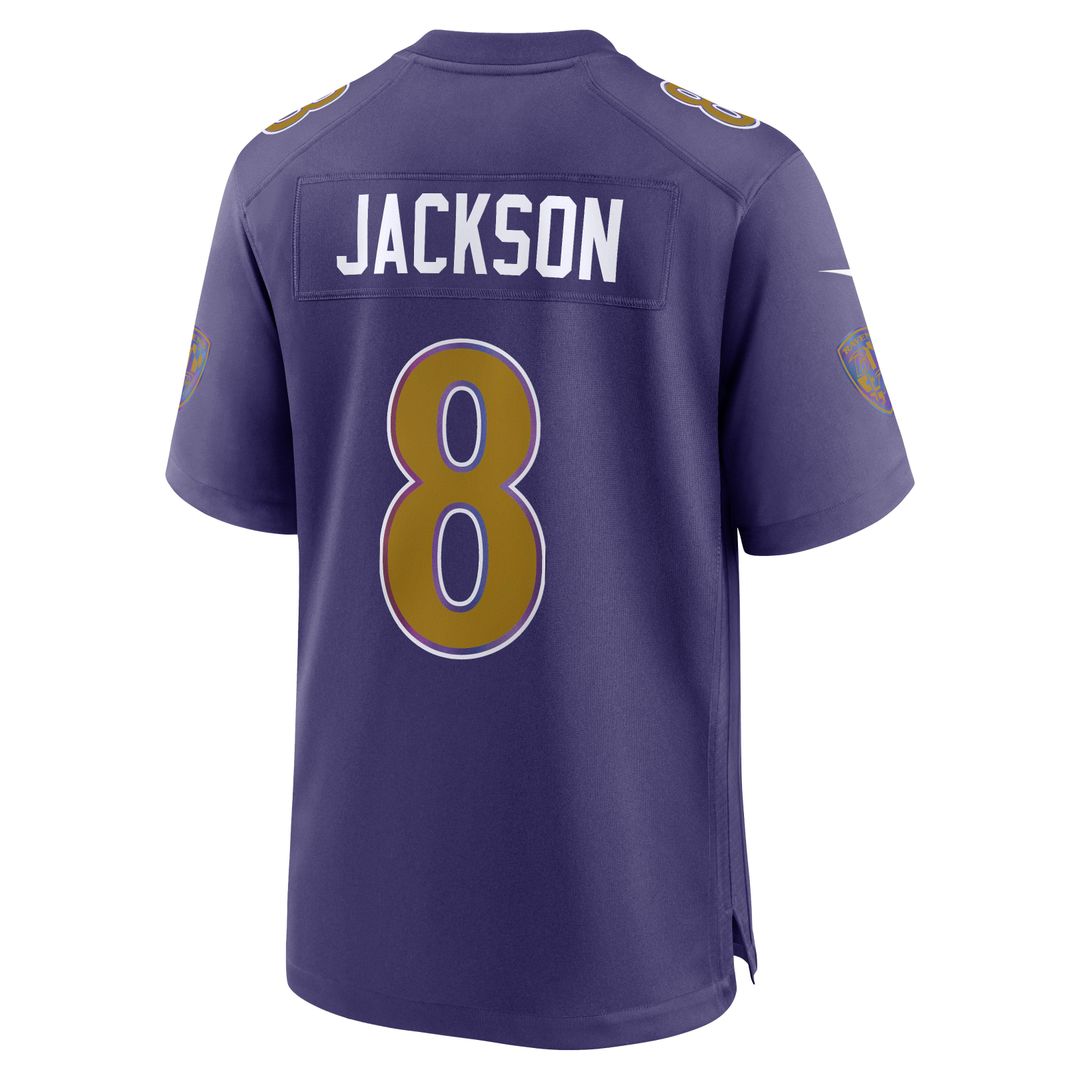 Men's Baltimore Ravens Lamar Jackson White